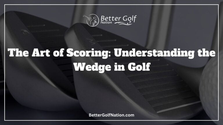 The Art of Scoring: Understanding the Wedge in Golf