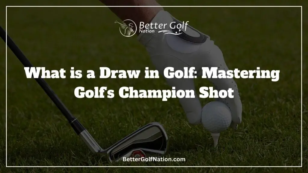 What is a draw in golf featured image
