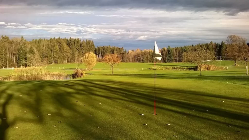 Picturesque view of golf course
