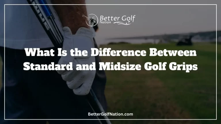 What Is the Difference Between Standard and Midsize Golf Grips