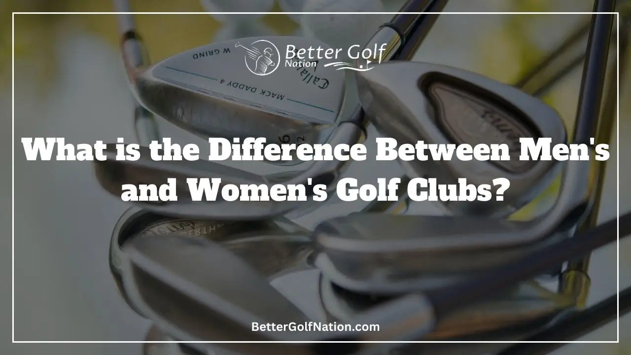 What Is The Difference Between Men's And Women's Golf Clubs?