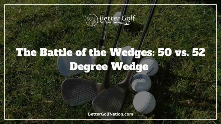 The Battle of the Wedges: 50 vs. 52 Degree Wedge