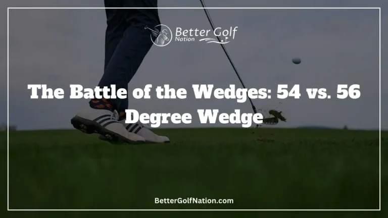 The Battle of the Wedges: 54 vs. 56 Degree Wedge