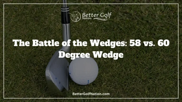 The Battle of the Wedges: 58 vs. 60 Degree Wedge